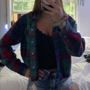 LEVIS CROPPED FLANNEL